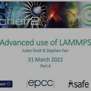 Advanced Use Of LAMMPS Part 4
