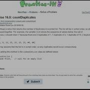 Java Practice It 16 5 CountDuplicates Pt 1 Implementing ListNodes LinkedLists