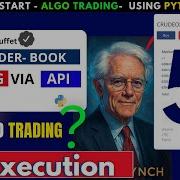 Live Order Book Trading Position From Trading Broker API Tutorial Algo Trading Using Python