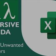 Excel Tutorial Creating A Recursive Lambda Function To Remove Unwanted Characters