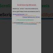 Scroll A Page Web Automation Selenium Java