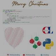 Merry Christmas Using Python Python
