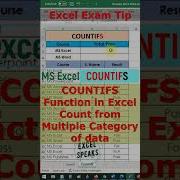 Excel COUNTIFS Function How To Use COUNTIFS Function In Excel Count Values From Different Range