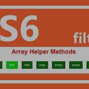 ES6 Tutorial JavaScript Array Filter Method In Hindi