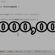 Creating A For Loop That Counts To 1 Million Beginner Java
