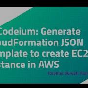 Codeium Generate CloudFormation JSON Template To Create EC2 Instance In AWS