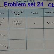 Problem Set 24 Class 5th Maths Angles