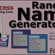 How To Build A Random Name Generator In Microsoft Access VBA