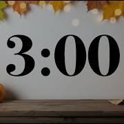 3 Minute Timer Fall Pumpkins Autumn Leaves Calm Acoustic Guitar Piano Focus Study Work