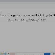 Angular 12 Change Button Text On Click Functionality Working Demo