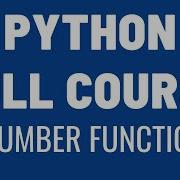 Learn Python Number Functions