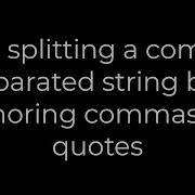 Java Splitting A Comma Separated String But Ignoring Commas In Quotes 5solution