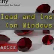 Ruby Basics Part 1 Install And Setup