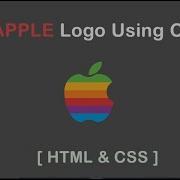 Create Apple Logo Using CSS Pure CSS Logo Tutorial