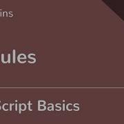 TypeScript Basics 20 Modules