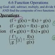 6 6 Function Operations