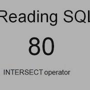 Read SQL INTERSECT Operator SQL Tutorial 80