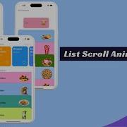 Flutter Animation List Scroll