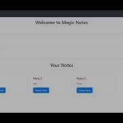 Magic Notes In JavaScript With Source Code Source Code Projects