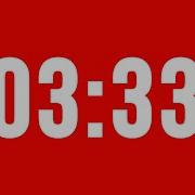 3 Minute 33 Second Timer With Alarm Without Music