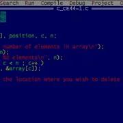 C Program To Delete An Element From An Array