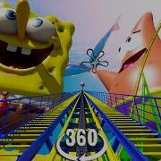 VR 360 Видео американских горок из мультфильма Губка Боб Квадратные Штаны