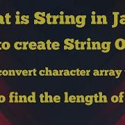 What Is String In Java And How To Create String Object In Java