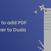 How To Add A PDF Viewer To Duda