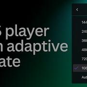 Universal HLS Player With Adaptive Bitrate