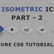 CSS Isometric Social Media Icons CSS3 Icon Hover Effects Html Css 3D Icon Hover Effects Part 2