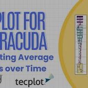Tecplot For Barracuda Calculating Average Values Over A Custom Time Period