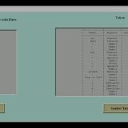 C Language Lexical Analyzer Tokens And Symbol Table Using Python Tkinter GUI