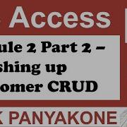 CMS Module 2 Part 2 Finishing Up The Customer Management Screen In Microsoft Access