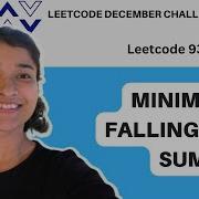 Minimum Falling Path Sum Leetcode 931 Dynamic Programming