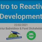 Android Fundamentals 12 Intro To Reactive Development