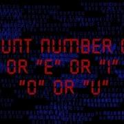 Qbasic Print The Freq Of Individual Vowels In Any Letter