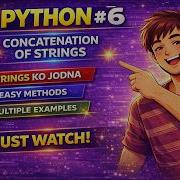 Python Mein Strings Ko Kaise Jodein String Concatenation 6 Hindi