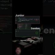Junior Vs Senior Fronted Developer Programming Webdevelopment Html Css Coding Html5 Coder