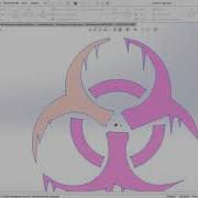 Трассировка растрового изображения в SolidWorks Autotrace In SolidWorks