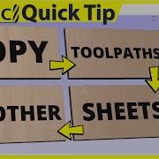 Trick To Easily Copy Toolpaths Game Changer VCarve Aspire Cut2D Quick Tip