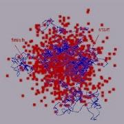 Diffusion Random Walk Simulations
