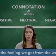 Everyday Grammar TV Connotations