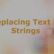 Replace Text In Strings
