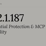 Claude Code V2 1 187 Credential Protection MCP Reliability