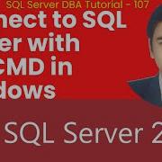 Connect To SQL Server With SQLCMD In Windows Sqlcmd Sqlserver Sqlcommands Commandline Mssql