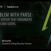 H Cktivitycon 2020 The Problem With Parse A Low Code Server That Endangers Over 64 000 000 Users
