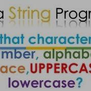 100 Java Character Class