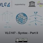 VLC107 Syntax Part II