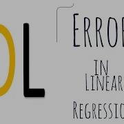 Error Functions Linear Regression S1 E2 Datum Learning Beginners Series