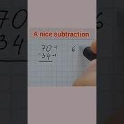 A Nice Subtraction Math Mathpuzzle Mathhack Mathstricks Logic